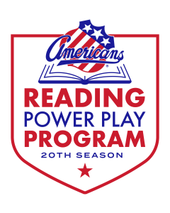 Rochester Americans Reading Power Play 20th season logo
