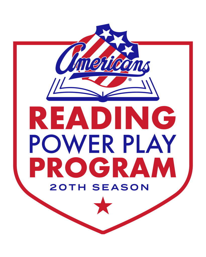 Rochester Americans Reading Power Play 20th season logo